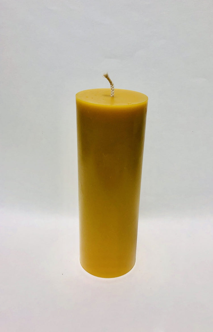 Beeswax Pillar Candle 3 x8.5